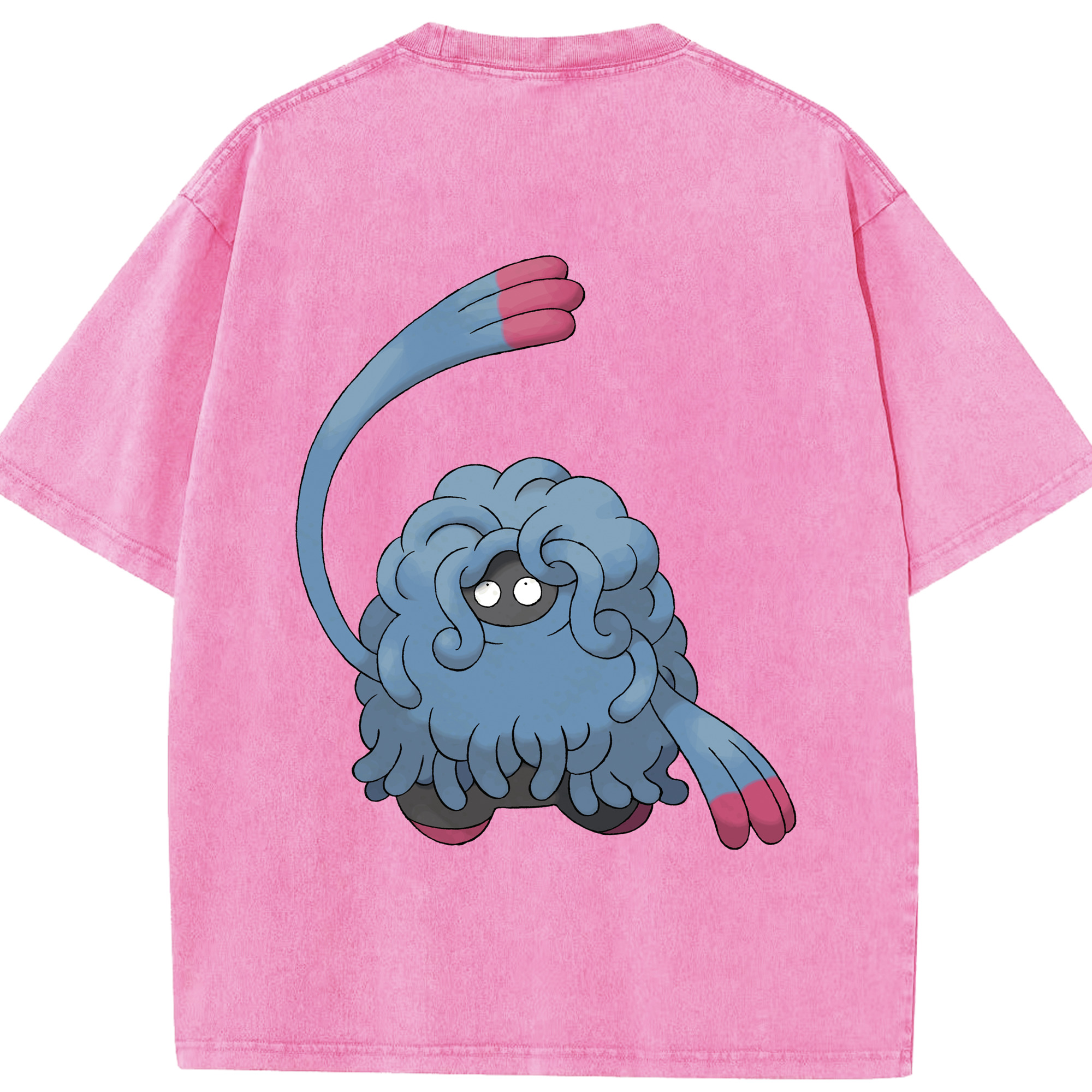 （画像用） ポケットモンスター Pokémon 綿100% ヴィンテージ風 半袖Tシャツ（背面プリント）
